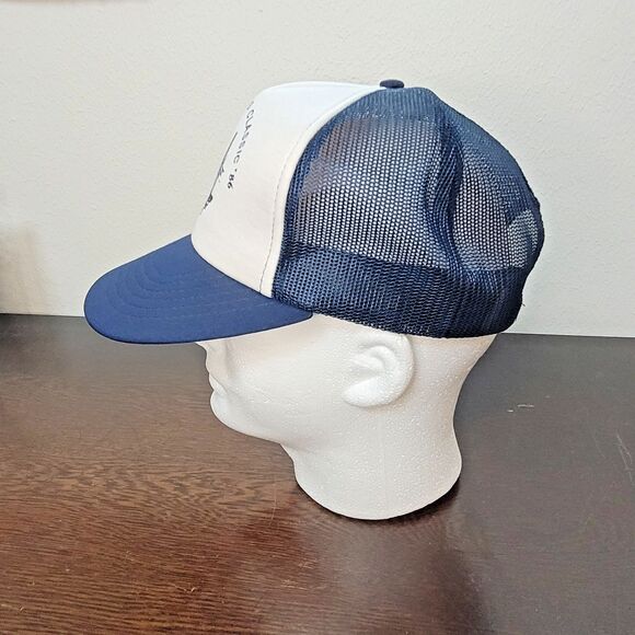 Vintage Snapback Hat Mesh Trucker Oilmans Bass Classic 86 Cap Adult Supercap - Picture 4 of 16